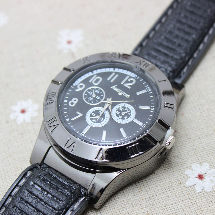 USB Electronic Cigarette Lighter Metal Men's Watch Lighter USB Electronic Cigarette Lighter Metal Men's Watch Lighter